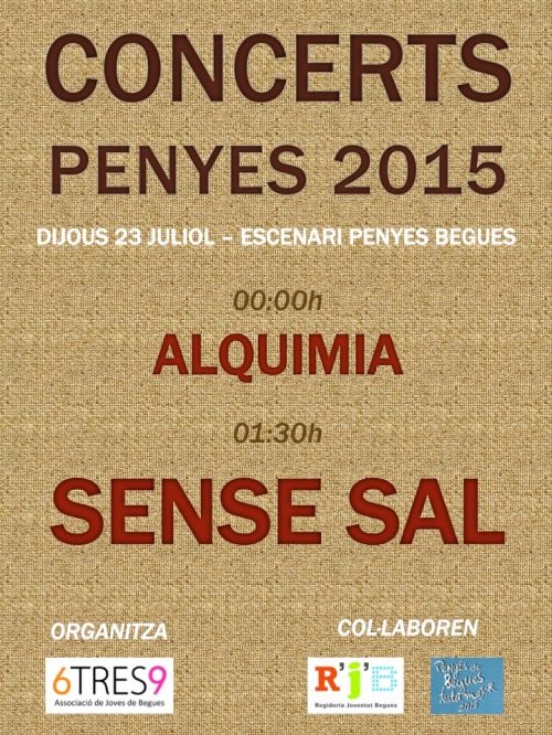 Concerts Penyes 2015